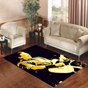 Bruce Springsteen Yellow Guitar Living Room Carpet Rugs Area Rug For Living Room Bedroom Rug Home Decor