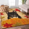 Bulldog Thanksgiving Hn0910017R Rug Carpet Area Rug For Living Room Bedroom Rug Home Decor