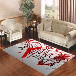 Bullet For My Valentine Rose Living Room Carpet Rugs Area Rug For Living Room Bedroom Rug Home Decor