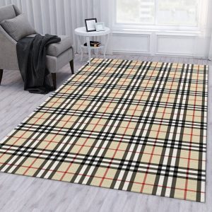 Burberry Area Rug For Christmas Living Room Rug Floor Decor Home Decor Area Rug For Living Room Bedroom Rug Home Decor