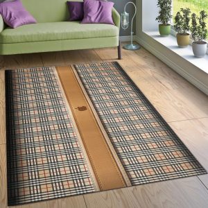 Burberry Ft Apple Fashion Brand Area Rug Bedroom Rug Christmas Gift Decor Area Rug For Living Room Bedroom Rug Home Decor