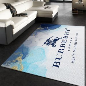 Burberry Rectangle Rug Living Room Rug Floor Decor Home Decor Area Rug For Living Room Bedroom Rug Home Decor