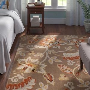 Caffey Floral Clp0810017Tm Rug Carpet Area Rug For Living Room Bedroom Rug Home Decor
