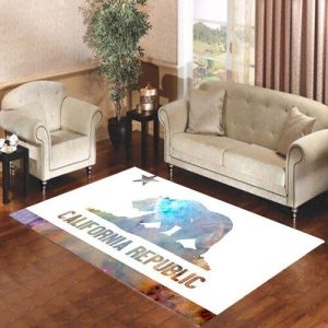 California Republic Galaxy Flag Living Room Carpet Rugs Area Rug For Living Room Bedroom Rug Home Decor