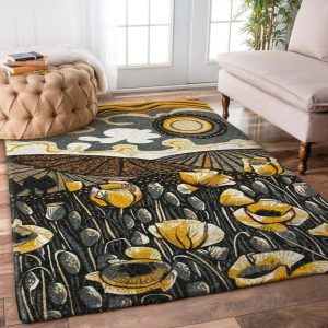 Campo De Amapolas Vd1810036R Rug Carpet Area Rug For Living Room Bedroom Rug Home Decor