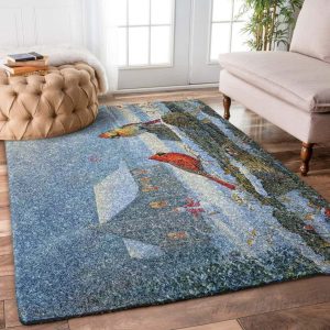 Cardinal Winter Dv0910022R Rug Carpet Area Rug For Living Room Bedroom Rug Home Decor