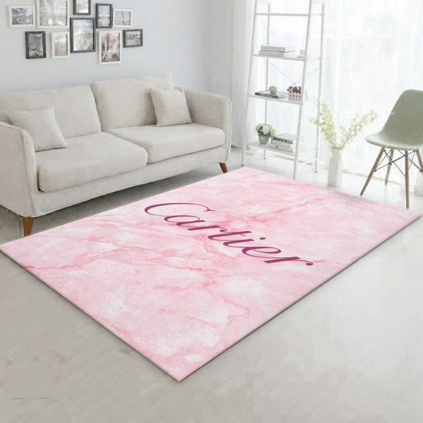 Cartier Area Rug Fashion Brand Rug Christmas Gift Decor Area Rug For Living Room Bedroom Rug Home Decor
