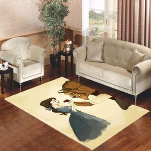 Cartoon Beauty And The Beast Living Room Carpet Rugs Area Rug For Living Room Bedroom Rug Home Decor