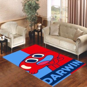 Cartoon Gumball Red Darwin Living Room Carpet Rugs Area Rug For Living Room Bedroom Rug Home Decor