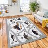 Cartoon Kids Road Playmat Dinosaur Rug City Rug Room Decor