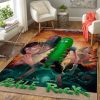 Cartoon Lover Rick & Morty Pickle Rick Area Rug Carpet Movie Home Decor Area Rug For Living Room Bedroom Rug Home Decor