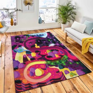 Cartoon Map Monster Land Board Rug Nursery Rug Room Decor