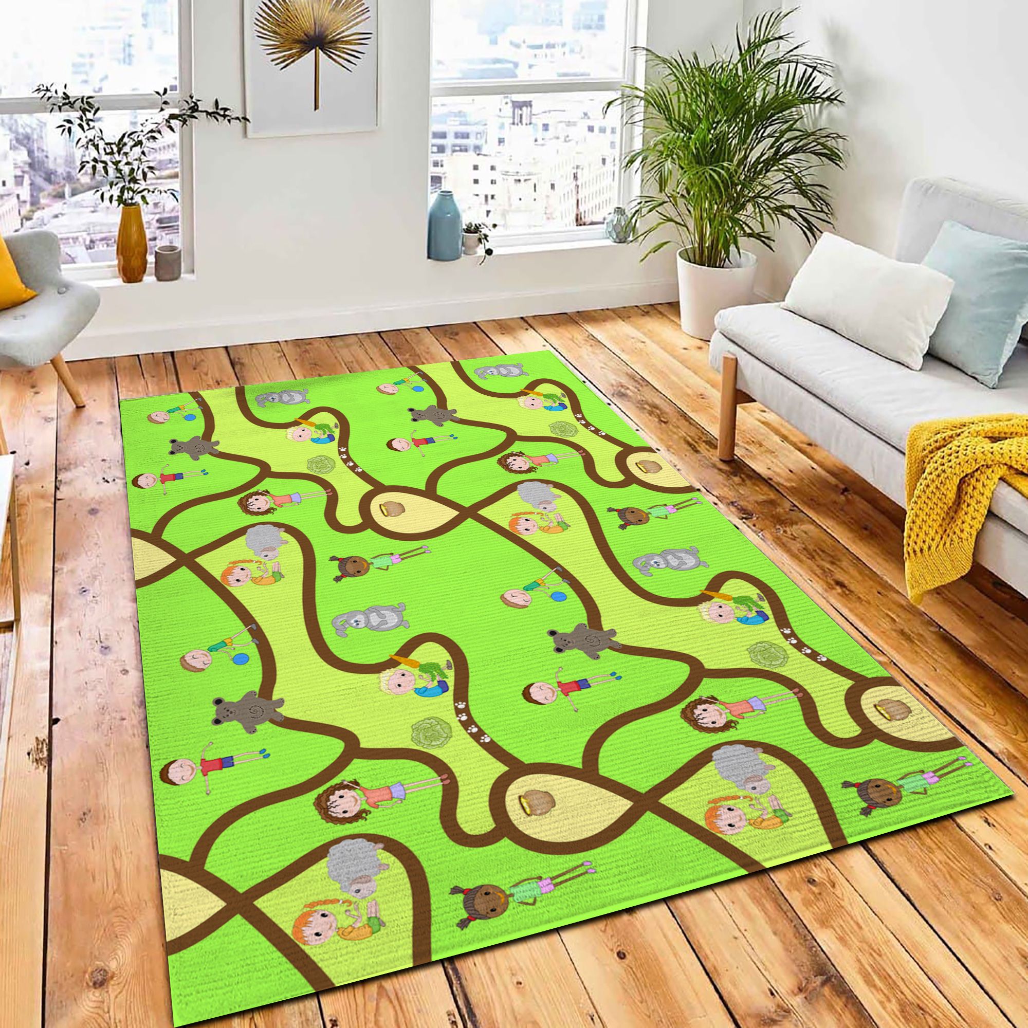 Cartoon Map Seamless Pattern Roads Rug Carpet City Rug Home Decor Cartoon Map Seamless Pattern Roads Rug Carpet City Rug Home Decor