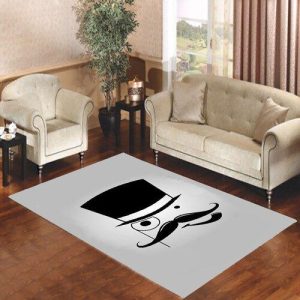 Cartoon Mustache Man Living Room Carpet Rugs Area Rug For Living Room Bedroom Rug Home Decor