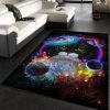 Cat In Galaxy Space Cosmos Area Rug Carpet Living Room Rug Home Decor Floor Decor