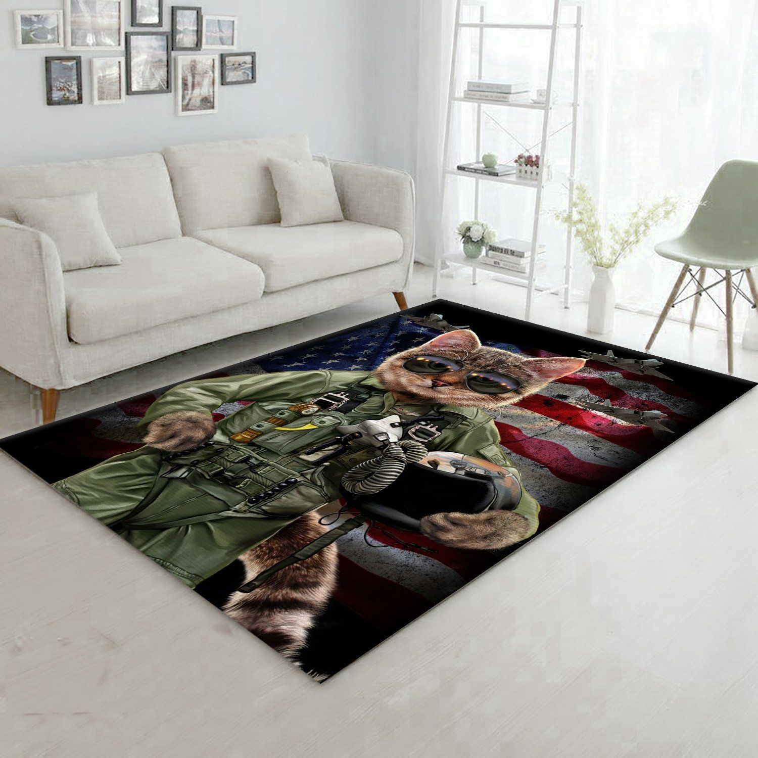 Cat Pilot In The Air Force Area Rug Kitchen Rug Us Gift Decor Area Rug For Living Room Bedroom Rug Home Decor Cat Pilot In The Air Force Area Rug Kitchen Rug Us Gift Decor Area Rug For Living Room Bedroom Rug Home Decor
