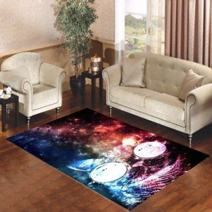 Cat With Glasses In Sky 3 Living Room Carpet Rugs Area Rug For Living Room Bedroom Rug Home Decor