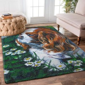 Cavalier King Charles Bl0509051R Rug Carpet Area Rug For Living Room Bedroom Rug Home Decor