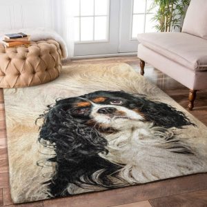 Cavalier King Charles Spaniel Hm3009041M Rug Carpet Area Rug For Living Room Bedroom Rug Home Decor