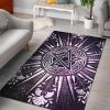 Celtic Pentagram Wicca Area Rug Living Room Rug