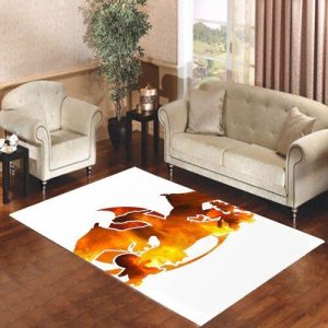 Charizard Evolution Living Room Carpet Rugs Area Rug For Living Room Bedroom Rug Home Decor