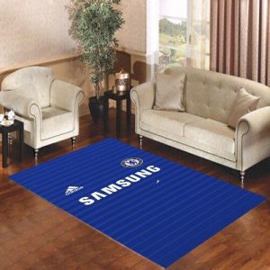 Chelsea Jersey Blue Stripe Living Room Carpet Rugs Area Rug For Living Room Bedroom Rug Home Decor