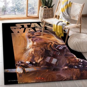 Chewbacca Rug Dark Side Vs Light Side Christmas Gift Decor Area Rug For Living Room Bedroom Rug Home Decor