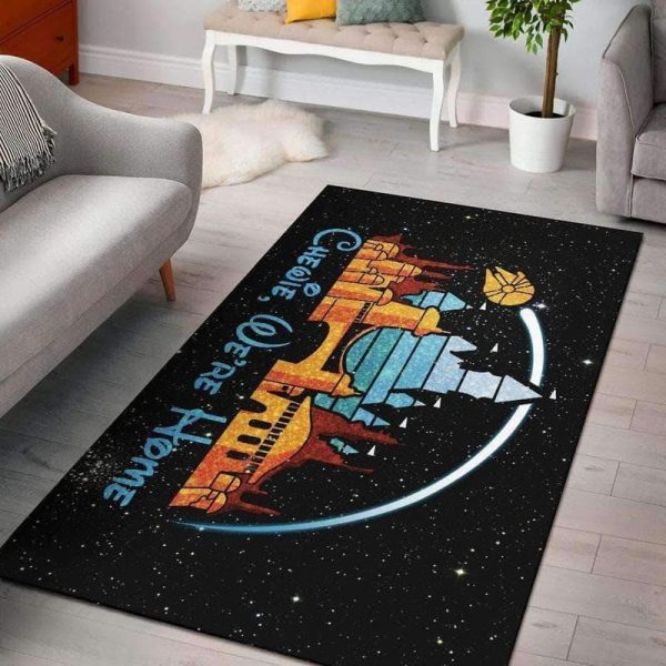 Chewie We Are Home All Over Print Rug Carpet Area Rug For Living Room Bedroom Rug Home Decor