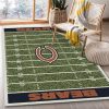Chicago Bears Rug Football Rug Floor Decor The Us Decor