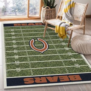 Chicago Bears Rug Football Rug Floor Decor The Us Decor