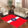 Chicago Fire Logo Stripe Living Room Carpet Rugs Area Rug For Living Room Bedroom Rug Home Decor