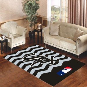 Chicago White Sox Chevron Pattern Living Room Carpet Rugs Area Rug For Living Room Bedroom Rug Home Decor