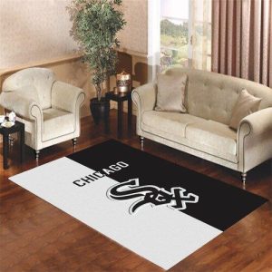 Chicago White Sox Logo Living Room Carpet Rugs Area Rug For Living Room Bedroom Rug Home Decor