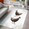 Chickens  Area Rug   Christmas Gift Floor Decor Home Decor