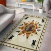 Chief & Warriors Native American Area Rug Carpet Area Rug For Living Room Bedroom Rug Home Decor