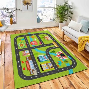 Children Activity Entertainment Play Mat Carpet Rug Kids Rug Home Decor