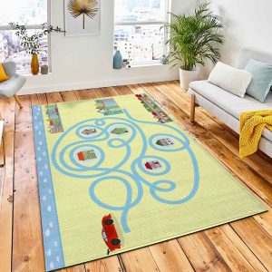 Childrens Game Help Car Get Area Rug Carpet Kid Play Rug Room Decor