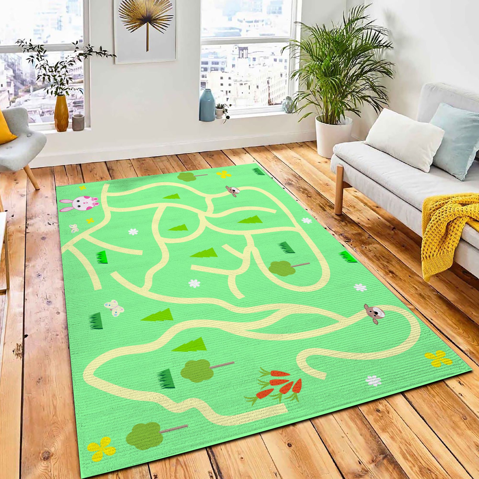 Childrens Maze Game Help Bunny Rug City Rug Room Decor Childrens Maze Game Help Bunny Rug City Rug Room Decor