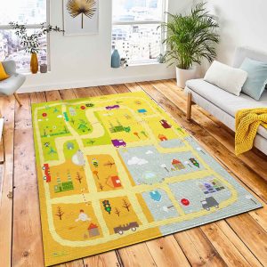 Childs Drawing Four Seasons Eps8 Rug Kids Rug Home Decor