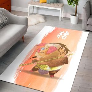 Chinese Zodiac Pig  Area Rug   Christmas Gift Floor Decor Home Decor