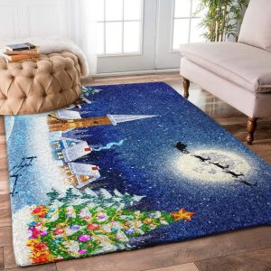 Christmas Area Rugs Living Room Carpet Christmas Gift Floor Decor The Us Decor