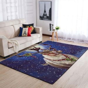 Christmas Art Of Stag Area Rug 19100315 Za34641 Rug Carpet Area Rug For Living Room Bedroom Rug Home Decor