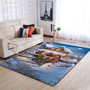 Christmas Snowman Area Rug 19092720 Pz18172 Rug Carpet Area Rug For Living Room Bedroom Rug Home Decor