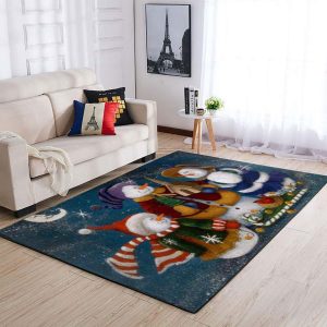 Christmas Snowman Area Rug 19100316 Kc39937 Rug Carpet Area Rug For Living Room Bedroom Rug Home Decor