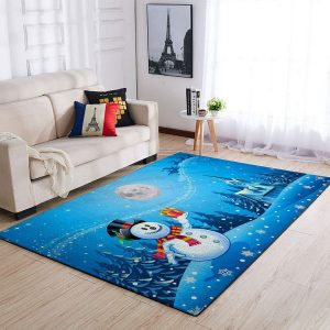 Christmas Snowman Area Rug 19100317 Co87243 Rug Carpet Area Rug For Living Room Bedroom Rug Home Decor