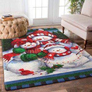 Christmas Snowman Tt1210041M Rug Home Decoration – Floor Decor The Us Decor