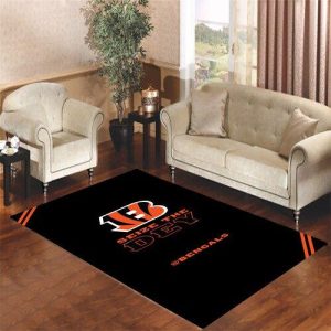 Cincinnati Bengals Living Room Carpet Rugs Area Rug For Living Room Bedroom Rug Home Decor