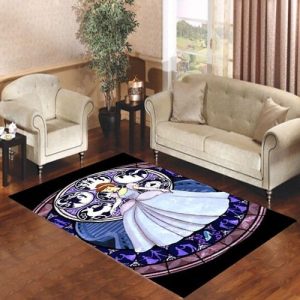 Cinderella Stained Glass Living Room Carpet Rugs Area Rug For Living Room Bedroom Rug Home Decor