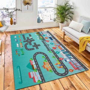 City Infographics Background Elements There Rug Kids Rug Home Decor