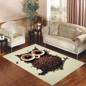 Coffe Cups Owl Living Room Carpet Rugs Area Rug For Living Room Bedroom Rug Home Decor